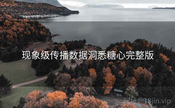 现象级传播数据洞悉糖心完整版