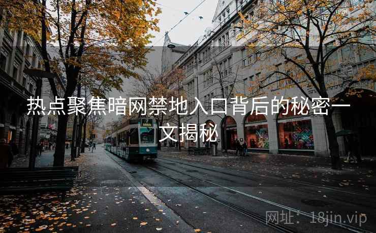 热点聚焦暗网禁地入口背后的秘密一文揭秘  第1张