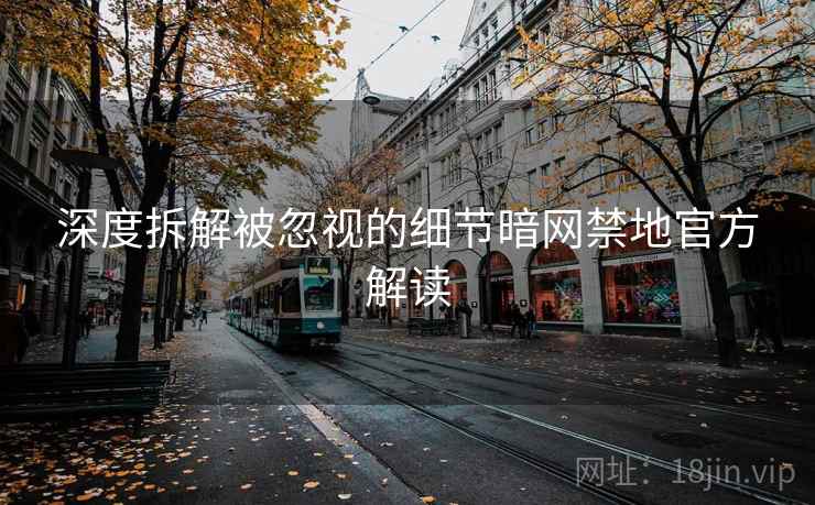 深度拆解被忽视的细节暗网禁地官方解读  第1张