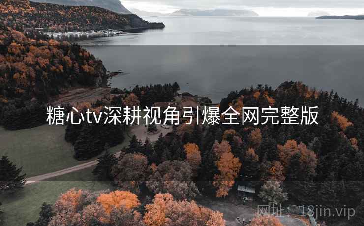 糖心tv深耕视角引爆全网完整版