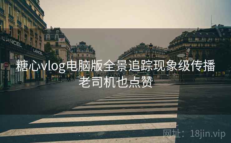 糖心vlog电脑版全景追踪现象级传播老司机也点赞  第2张